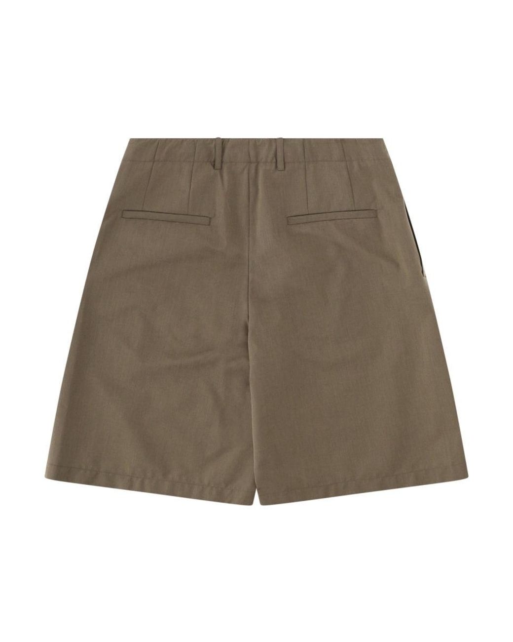 Our Legacy Natural Shorts Bridge Virgin Wool for men