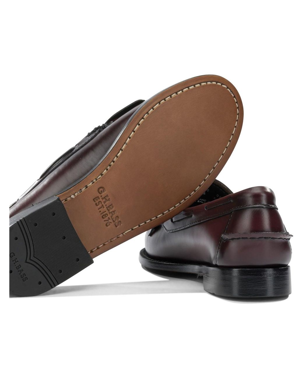 G.H.BASS Brown "Weejuns Esther Kiltie" Loafers