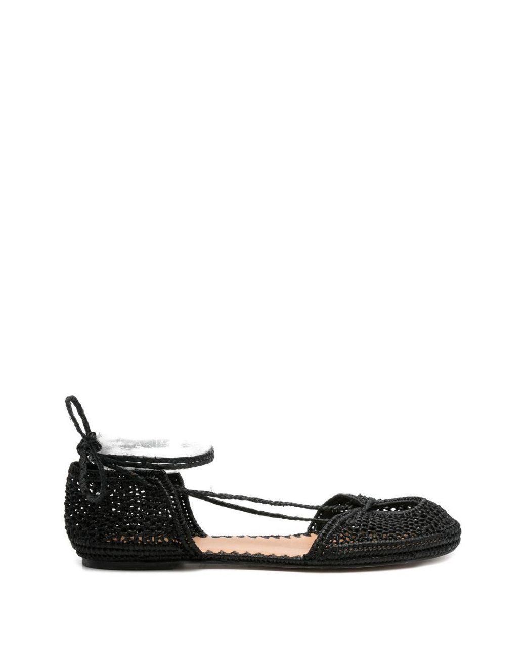 Odissi Black Lima Rafia Espadrilles