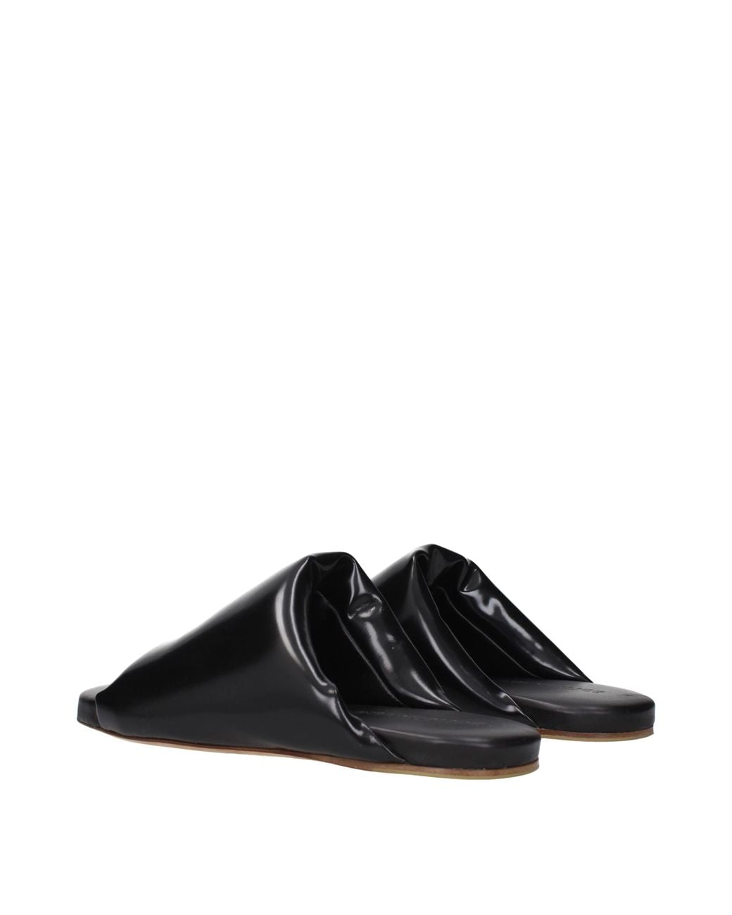 Bottega Veneta Black Sandals And Clogs Leather