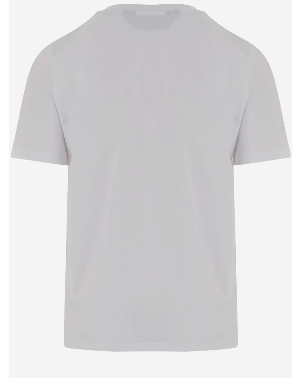 Just Cavalli Gray Cotton Logo Print T-Shirt T-Shirts & Jerseys