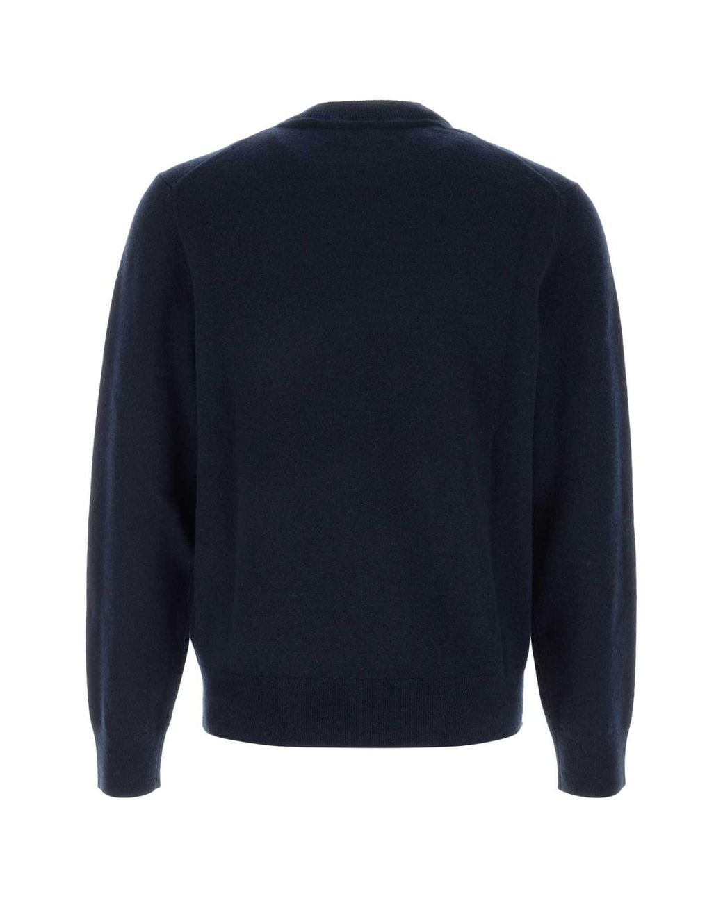 Burberry Blue Stretch Cashmere Blend Sweater for men