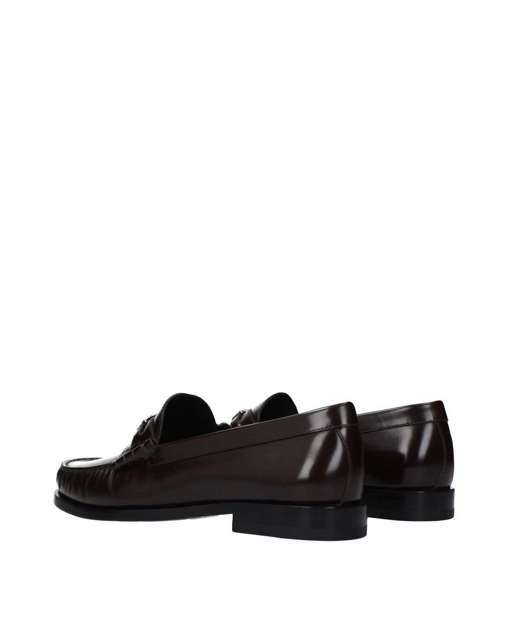 Céline Black Triomphe Moccasins/ Leather