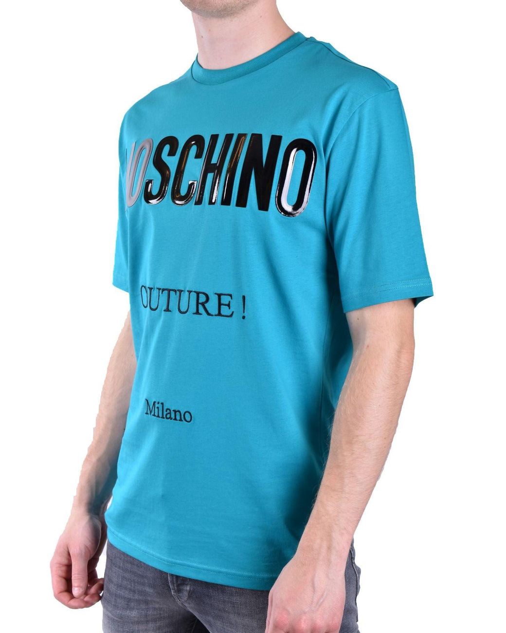 Moschino Blue T Shirt for men