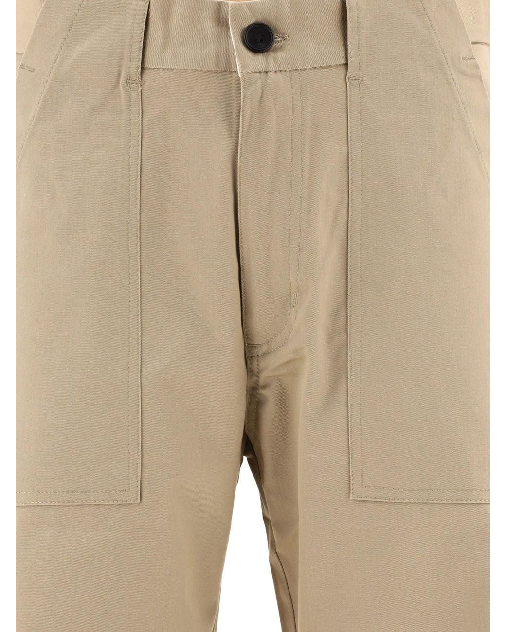 And Blue Natural "Hammer" Trousers for men
