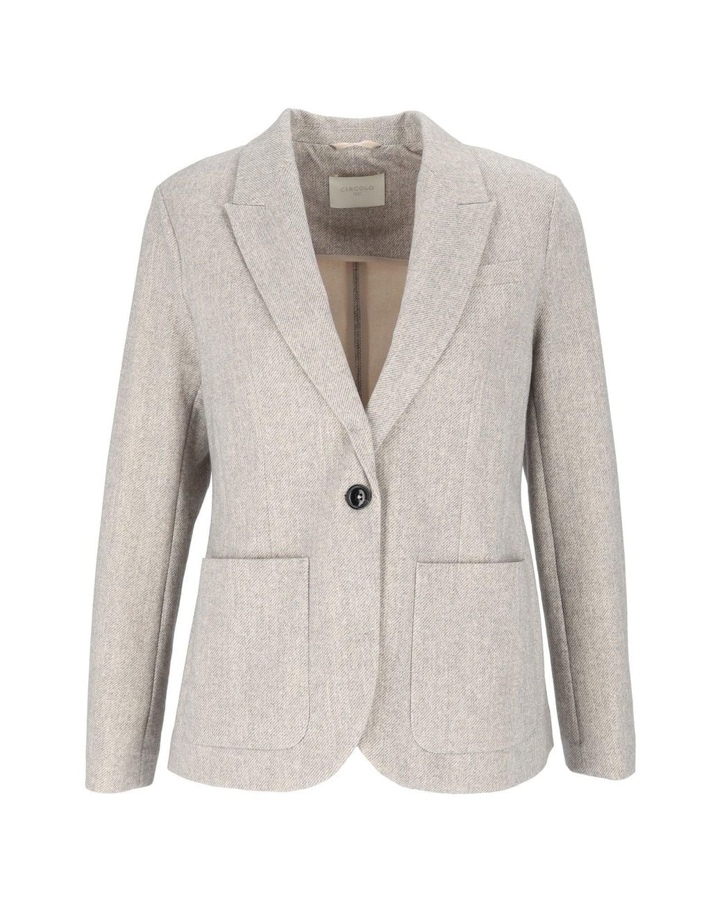 Chaqueta Regular S.P. Circolo 1901 de color White