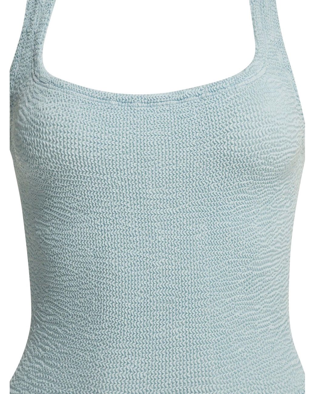 Hunza G Lightblue Polyamide Elastane Swimwear