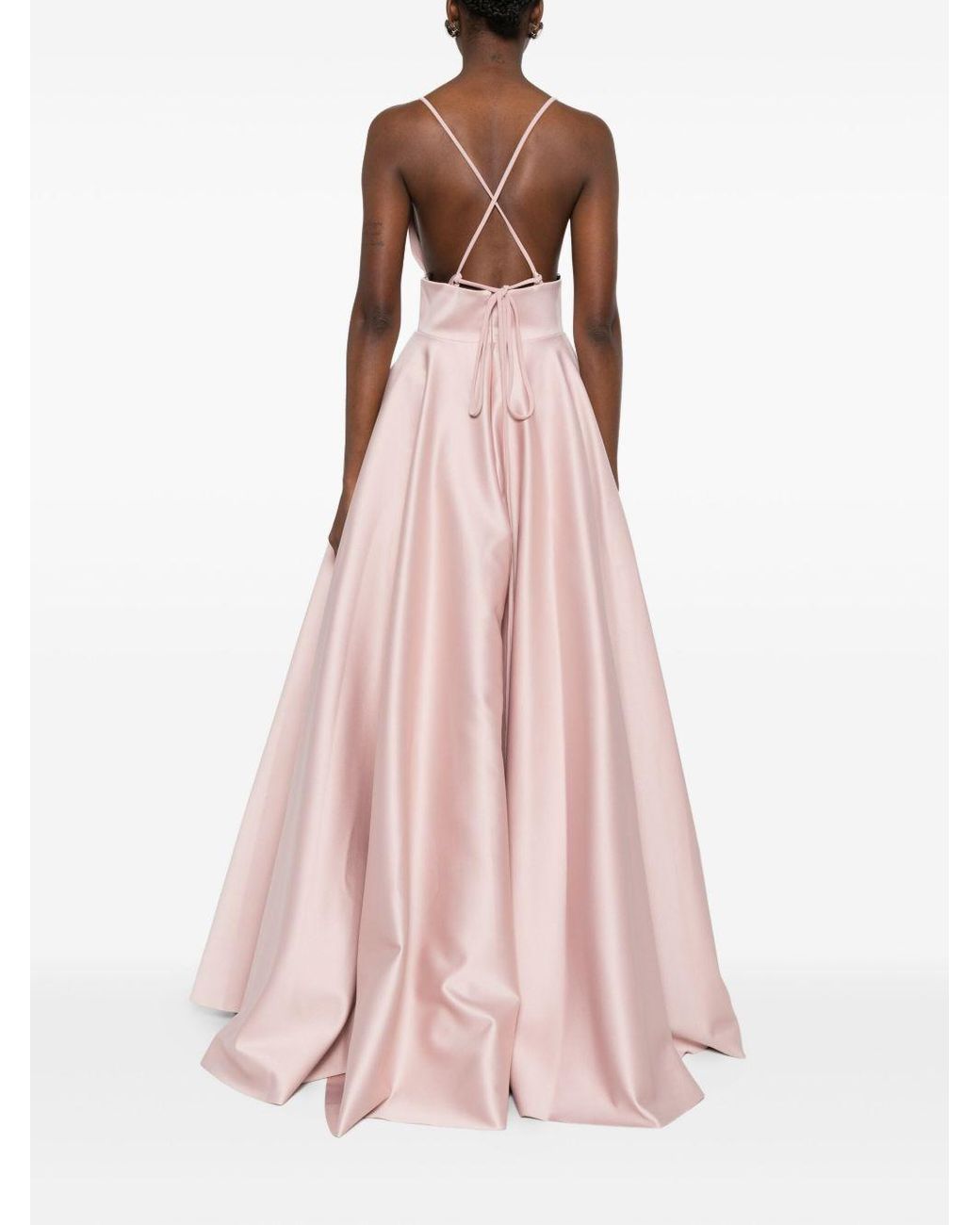 Solace London Pink Avallon Maxi Dress