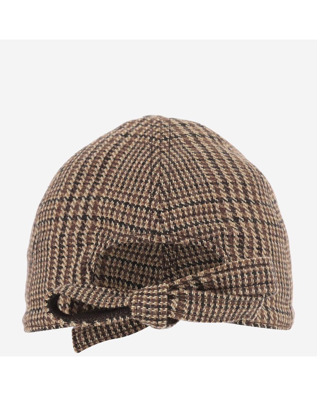 Patou Gray Baseball Cap With Bow