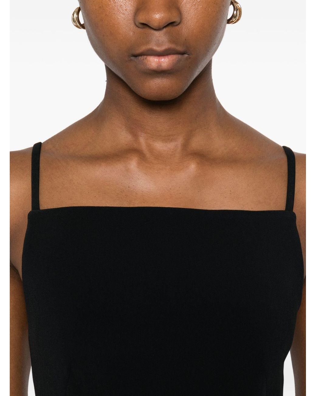 Givenchy Black Sliced Mini Dress