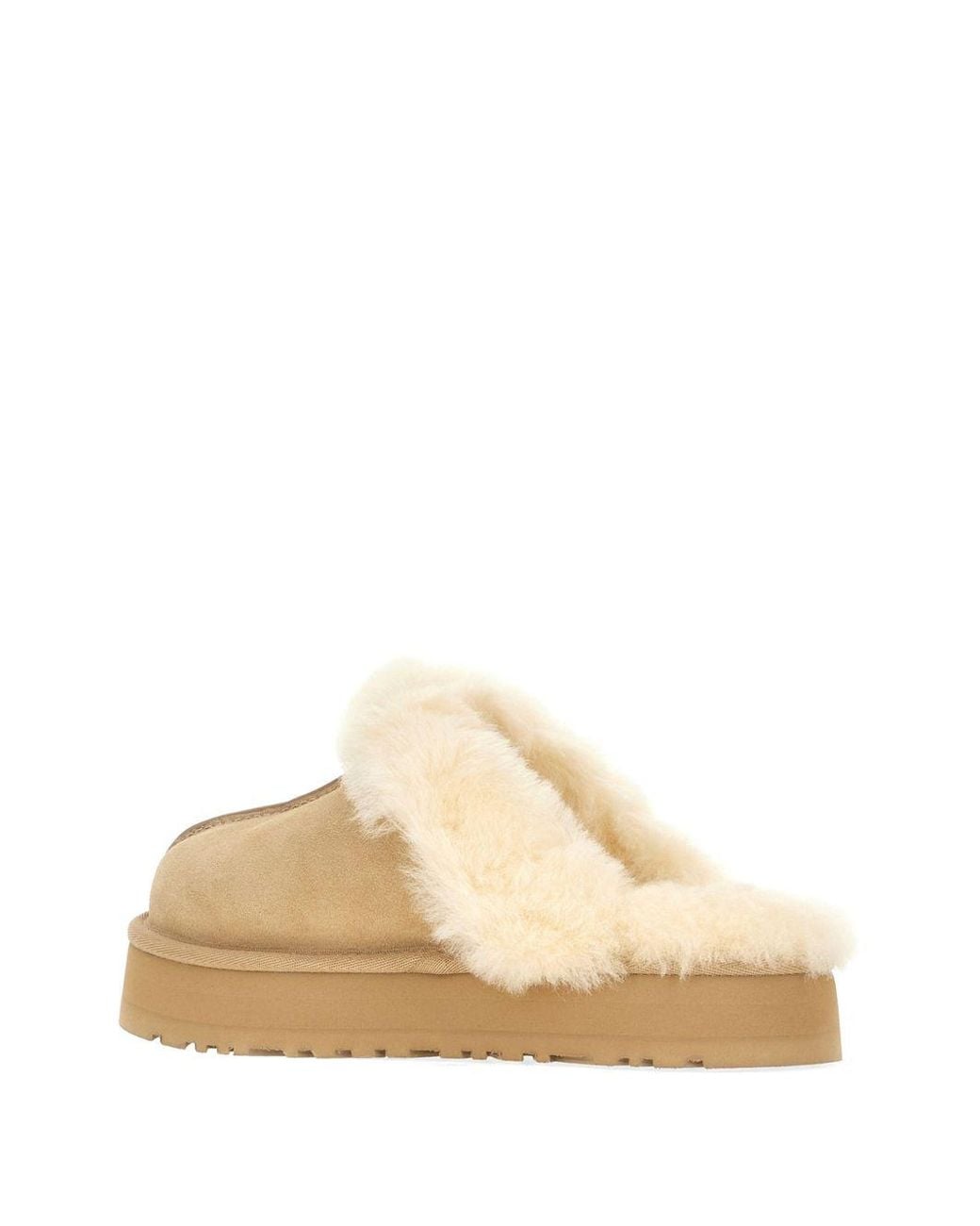 Ugg White Disquette Slippers