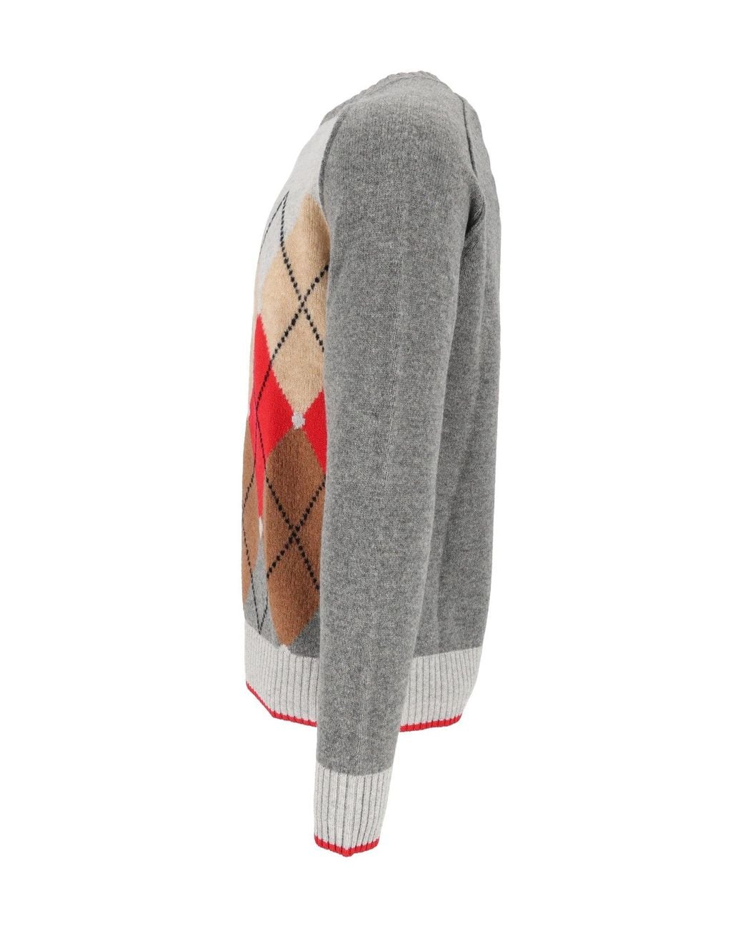 Ballantyne Red R Neck Pullover