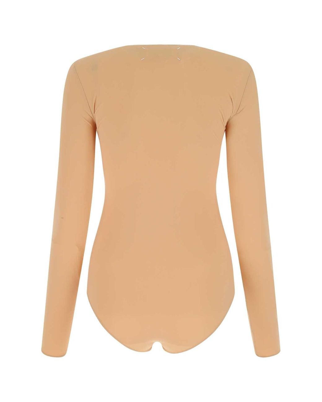 Maison Margiela White Skin Stretch Nylon Bodysuit