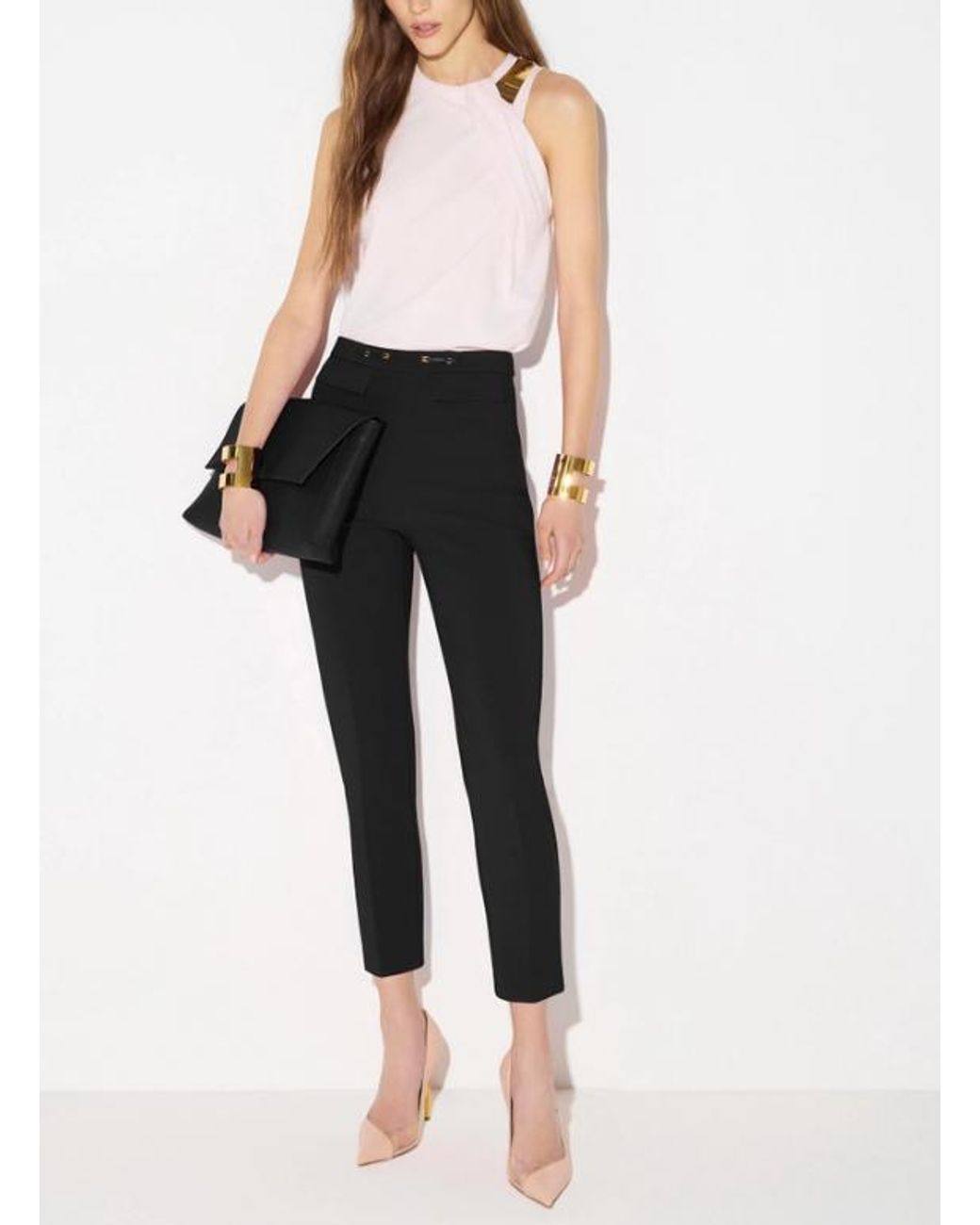 Elisabetta Franchi Black Trousers