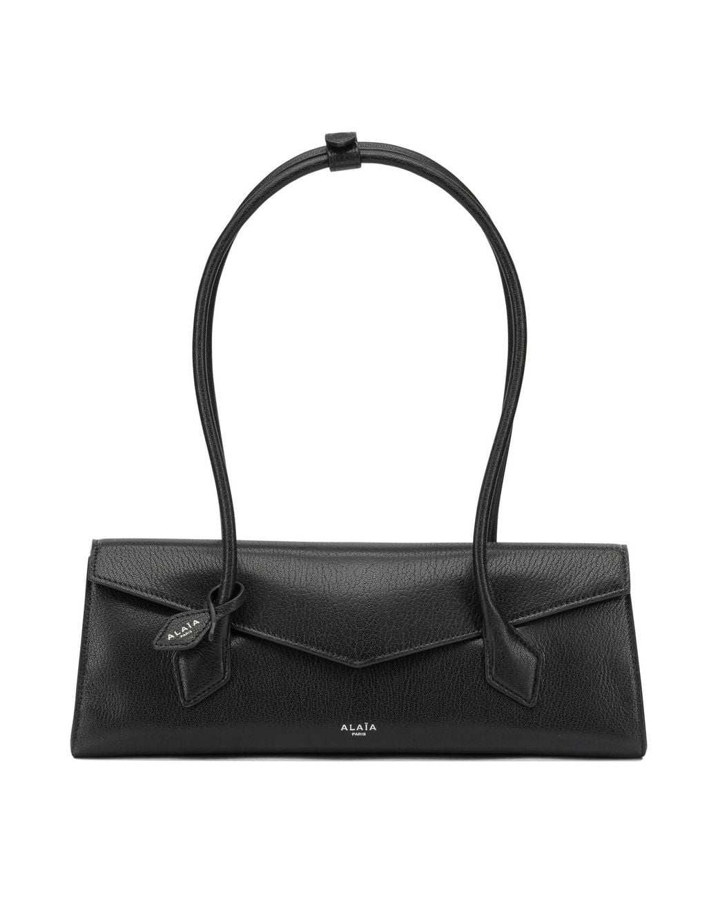 Alaïa Black "Le Teckel Flap" Medium Shoulder Bag
