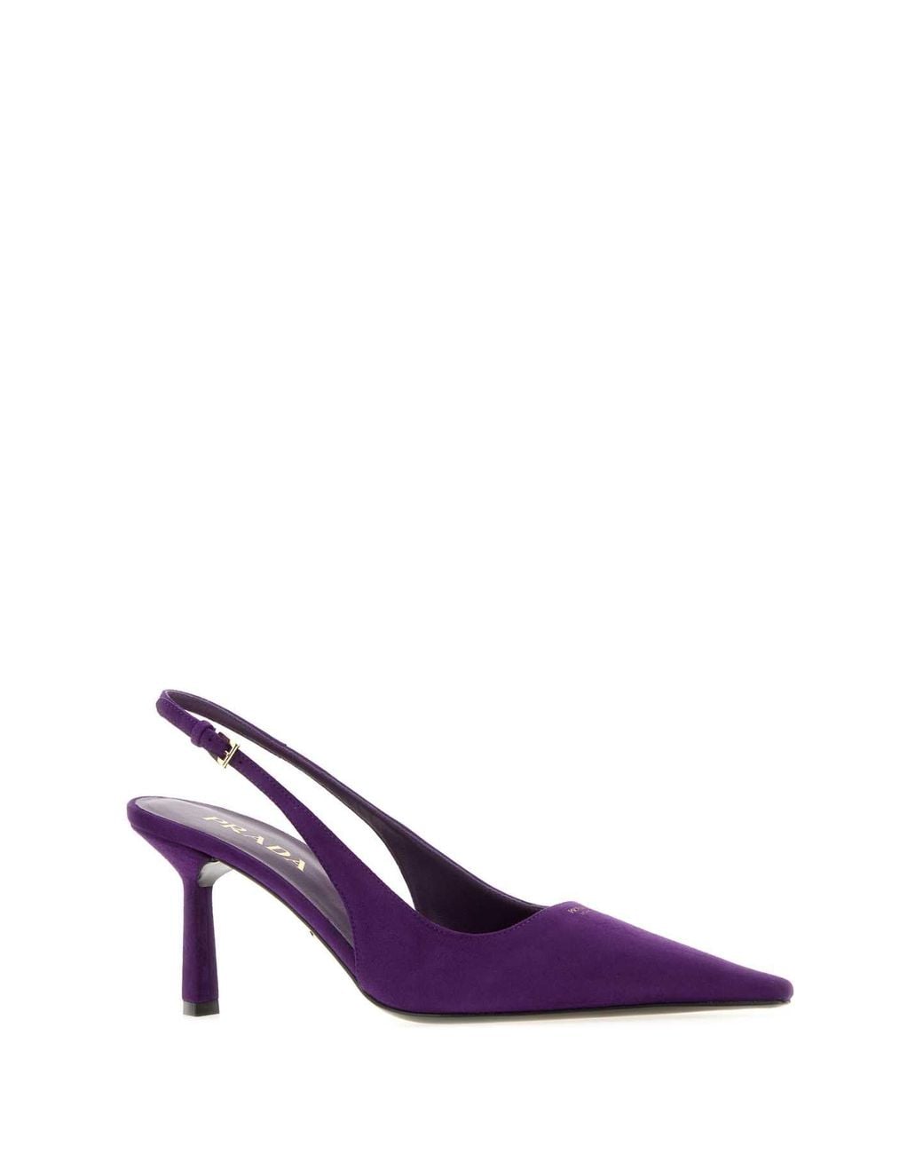 Prada Purple Slingback Pumps