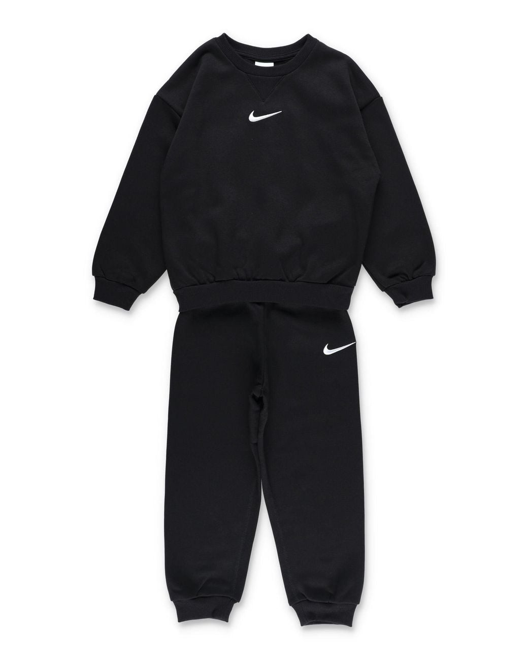 Nike Black Boys Two-Piece Sweatshirt And Jogger Set