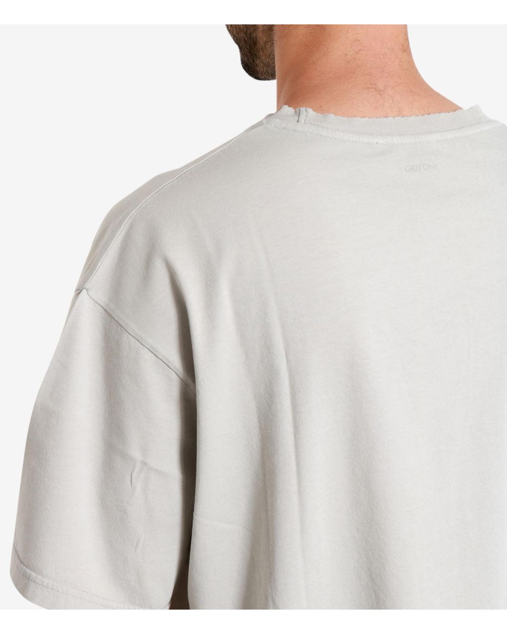 Grifoni White T Shirts And Polos