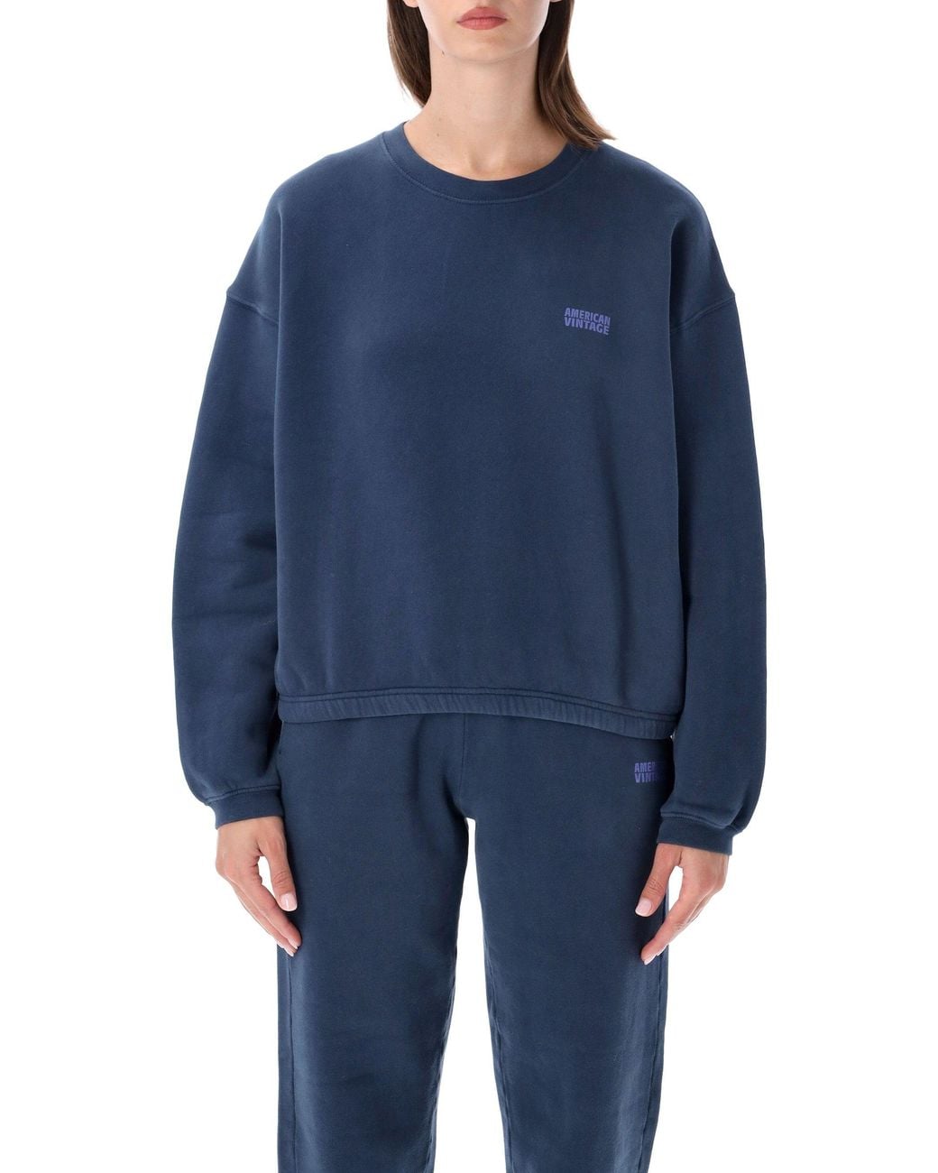 American Vintage Blue Izubird Sweatshirt