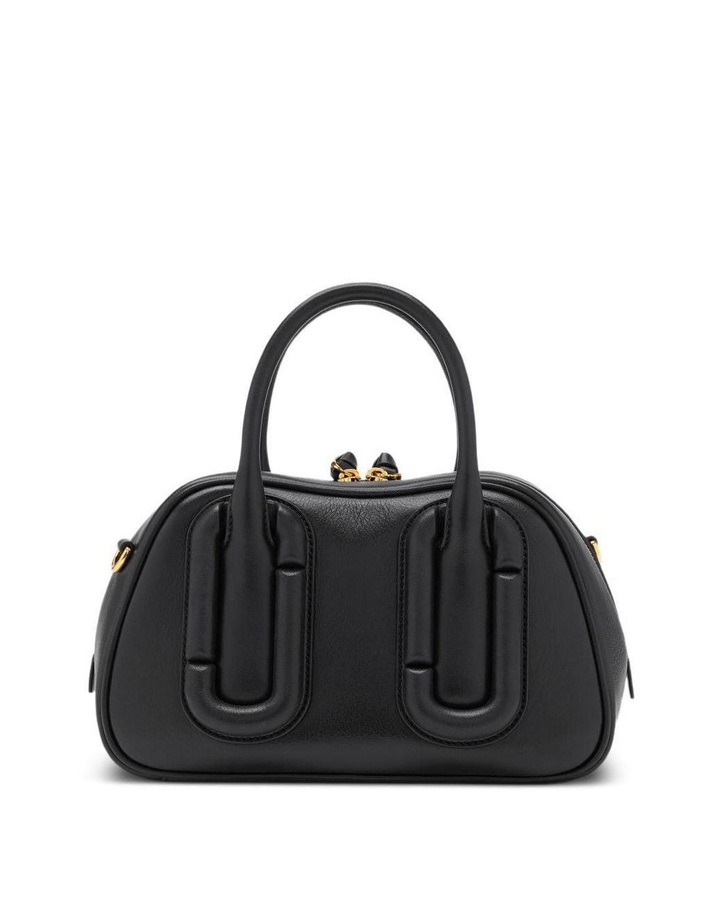 Marc Jacobs Black The Bauletto Leather Tote Bag