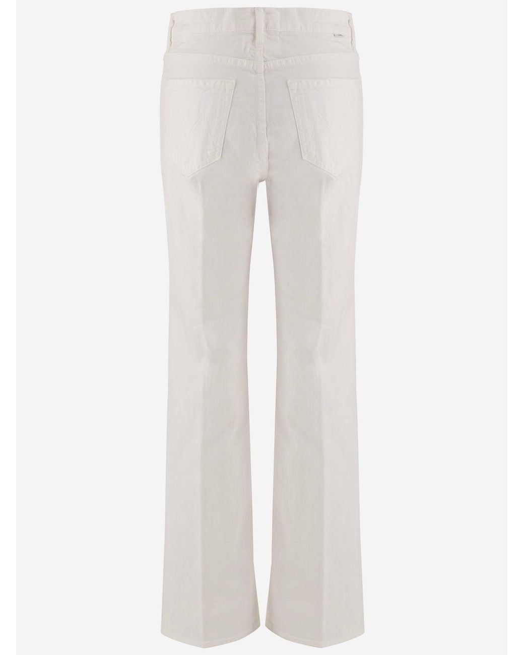 Mother White Jeans Stretch Cotton