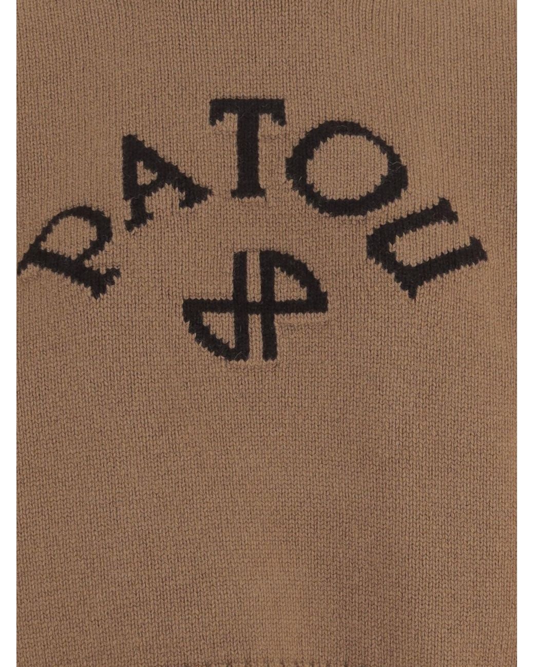 Patou Brown Wool And Cashmere Sweater