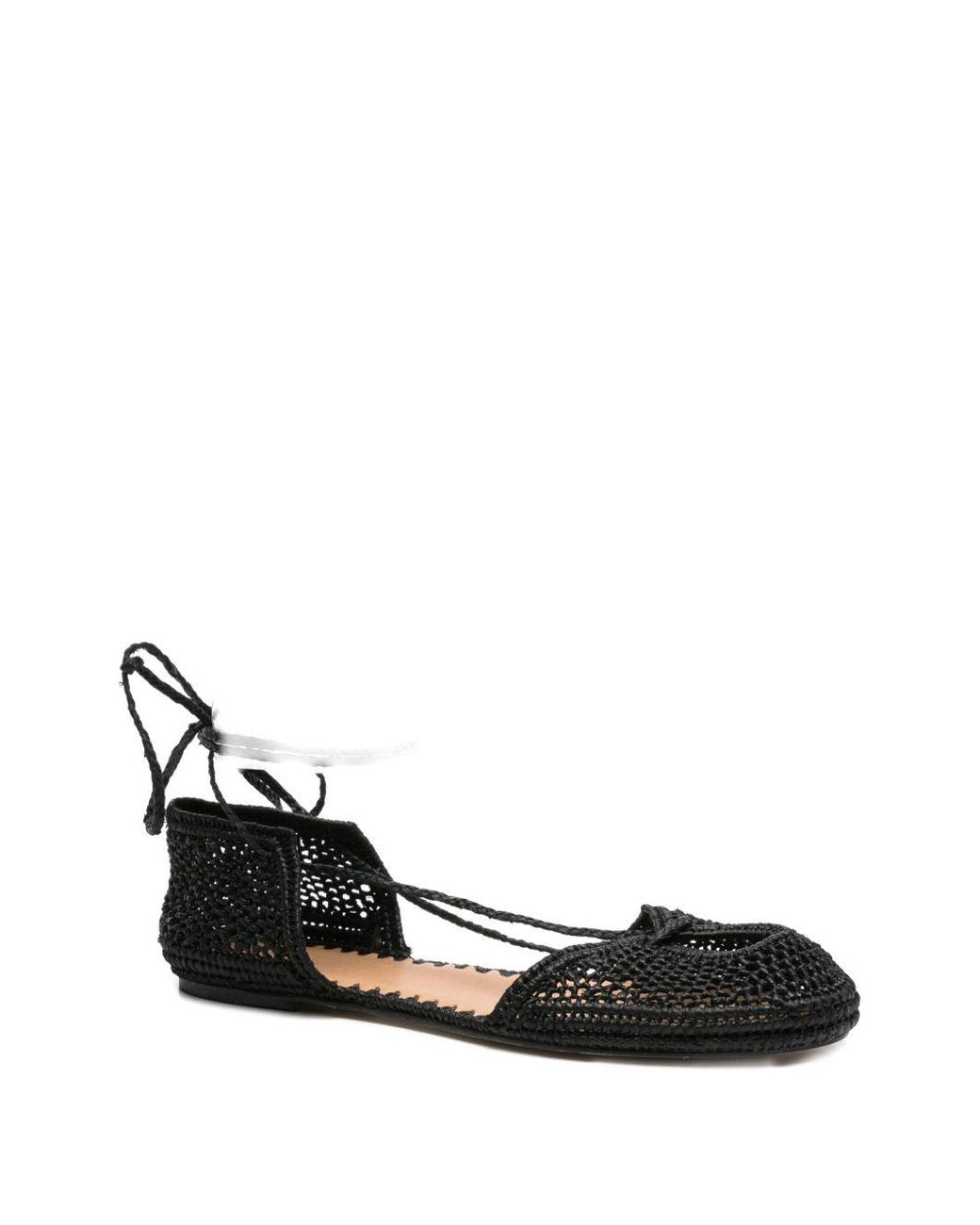 Odissi Black Lima Rafia Espadrilles