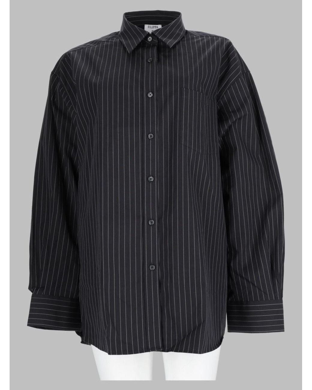 Filippa K Black Gots Certified 100% Cotton Shirt