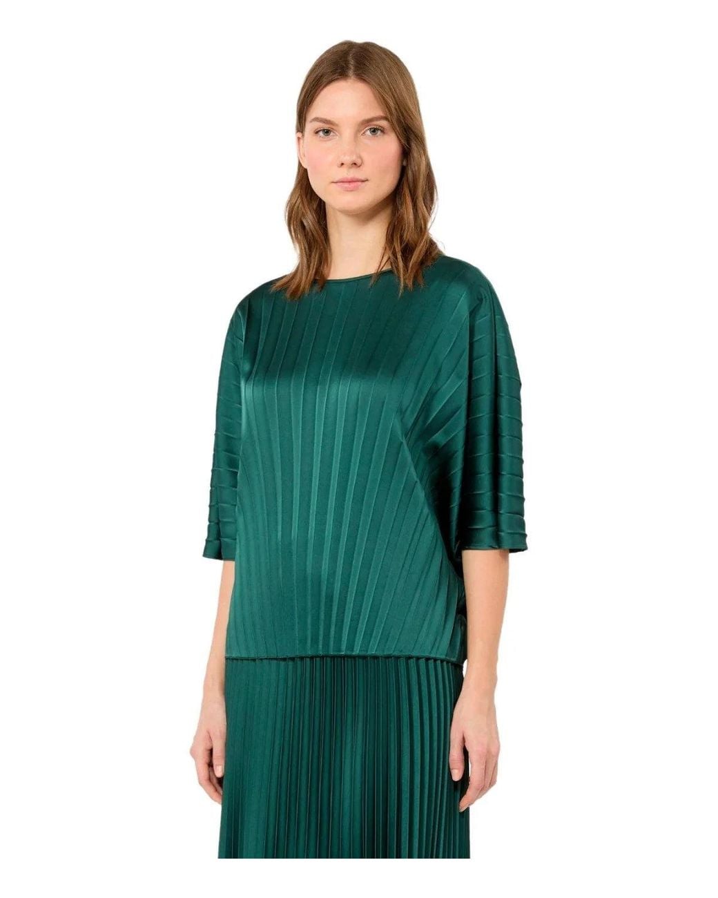 Weekend by Maxmara Green Aureo Blouse