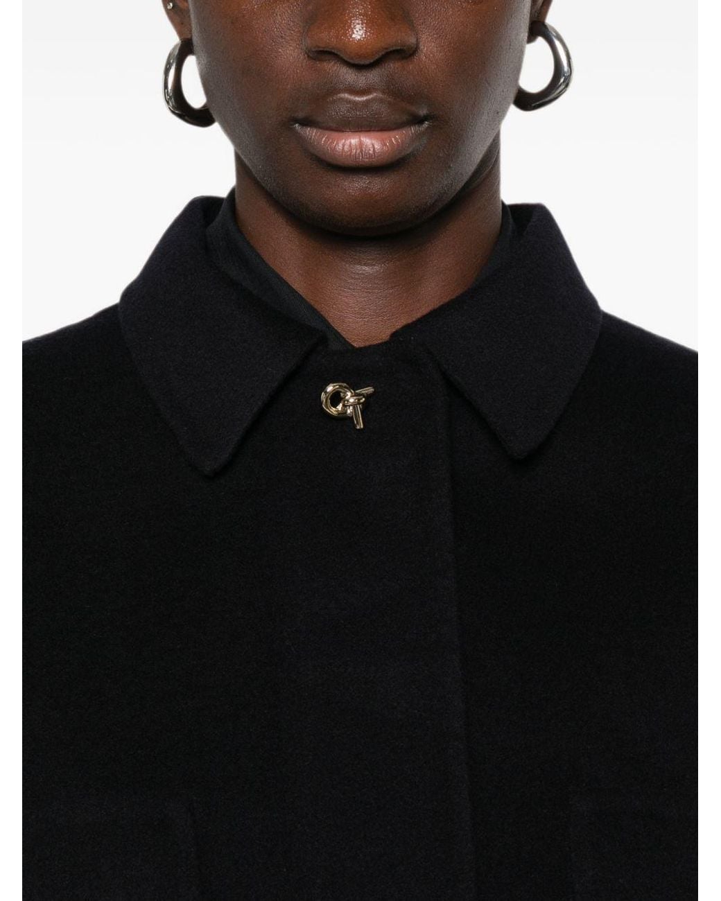 Fabiana Filippi Black Wool Jacket
