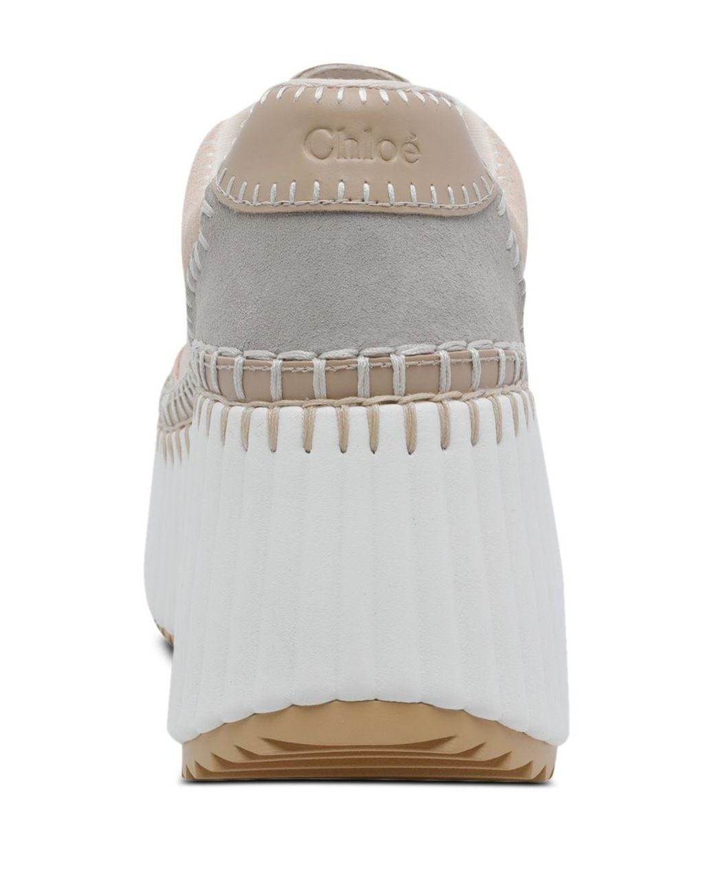 Chloé White Nama Sneaker