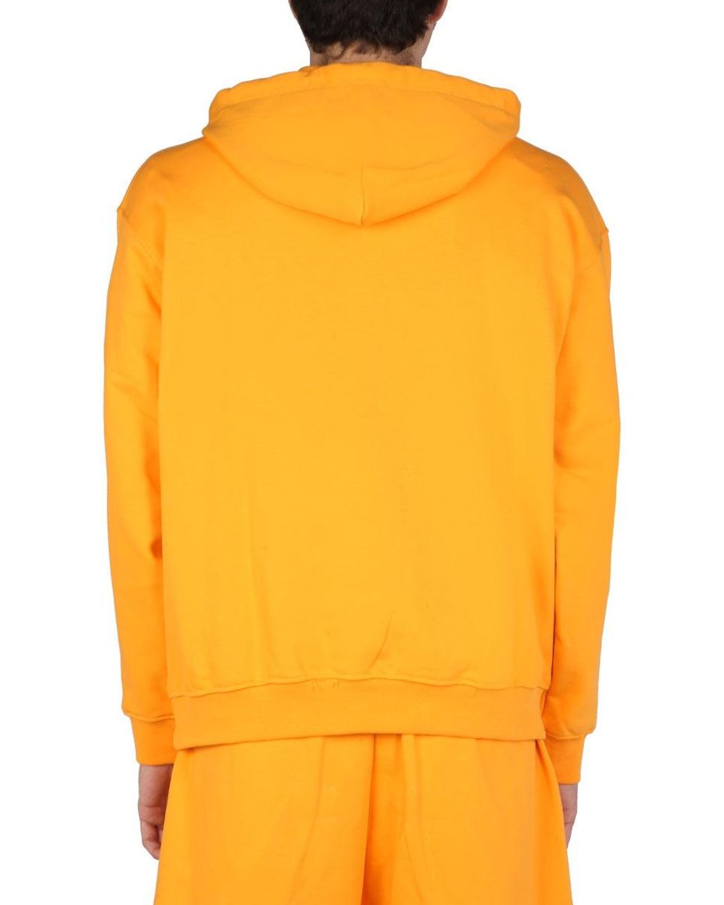 Pharmacy Industry Orange Sweatshirt With Logo Print for men