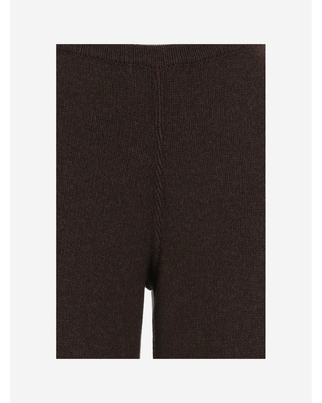 Bruno Manetti Black Wool And Cashmere Pants