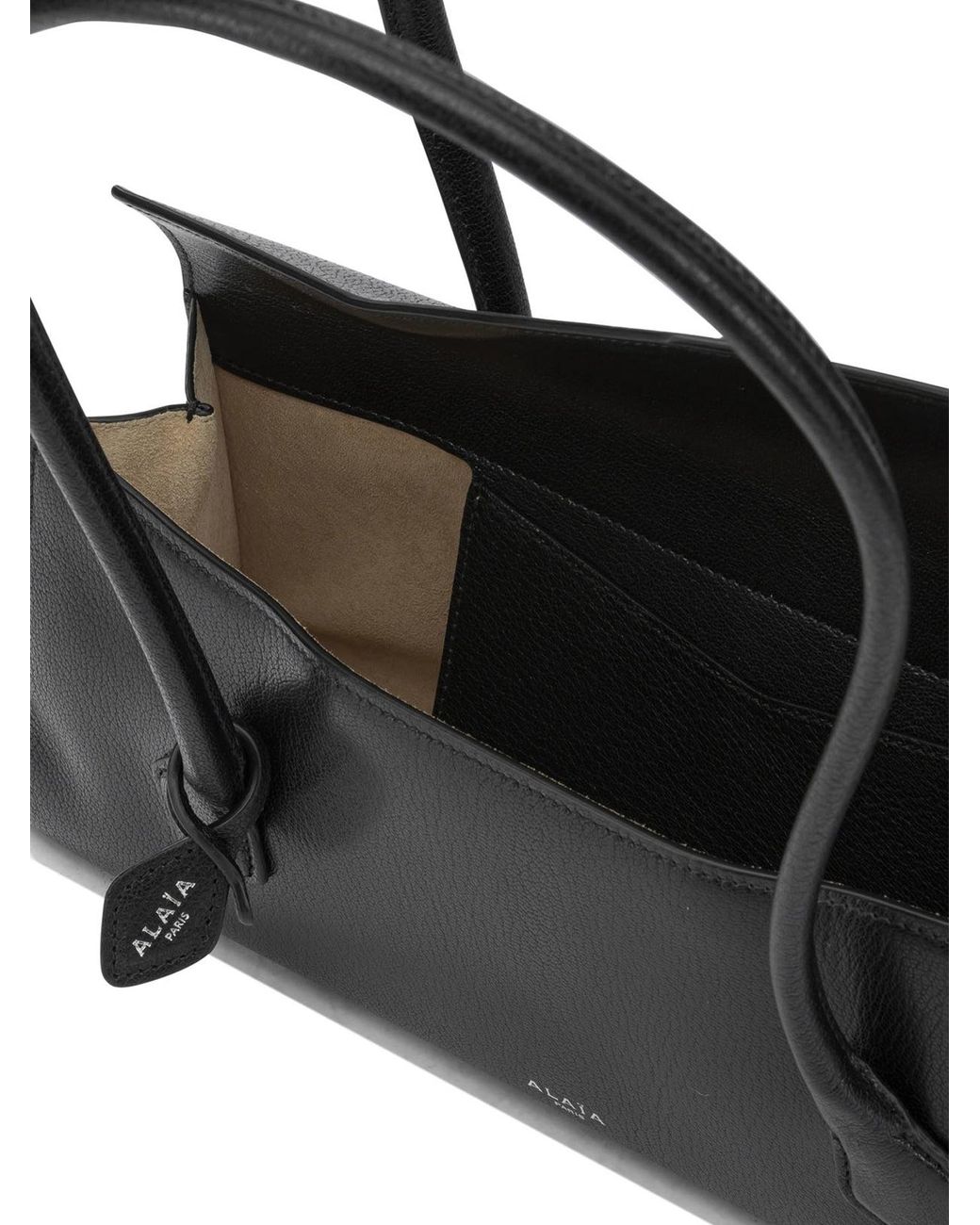 Alaïa Black "Le Teckel Flap" Medium Shoulder Bag