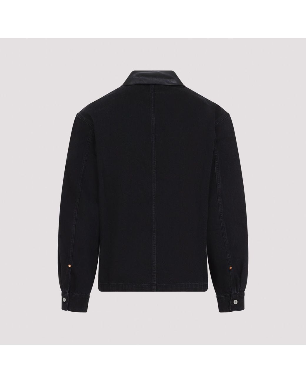 Lemaire Black Workwear Overshirt
