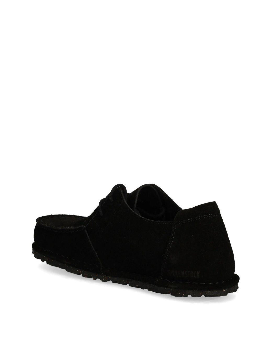 Birkenstock Black Utti Lace S, Suede Leather