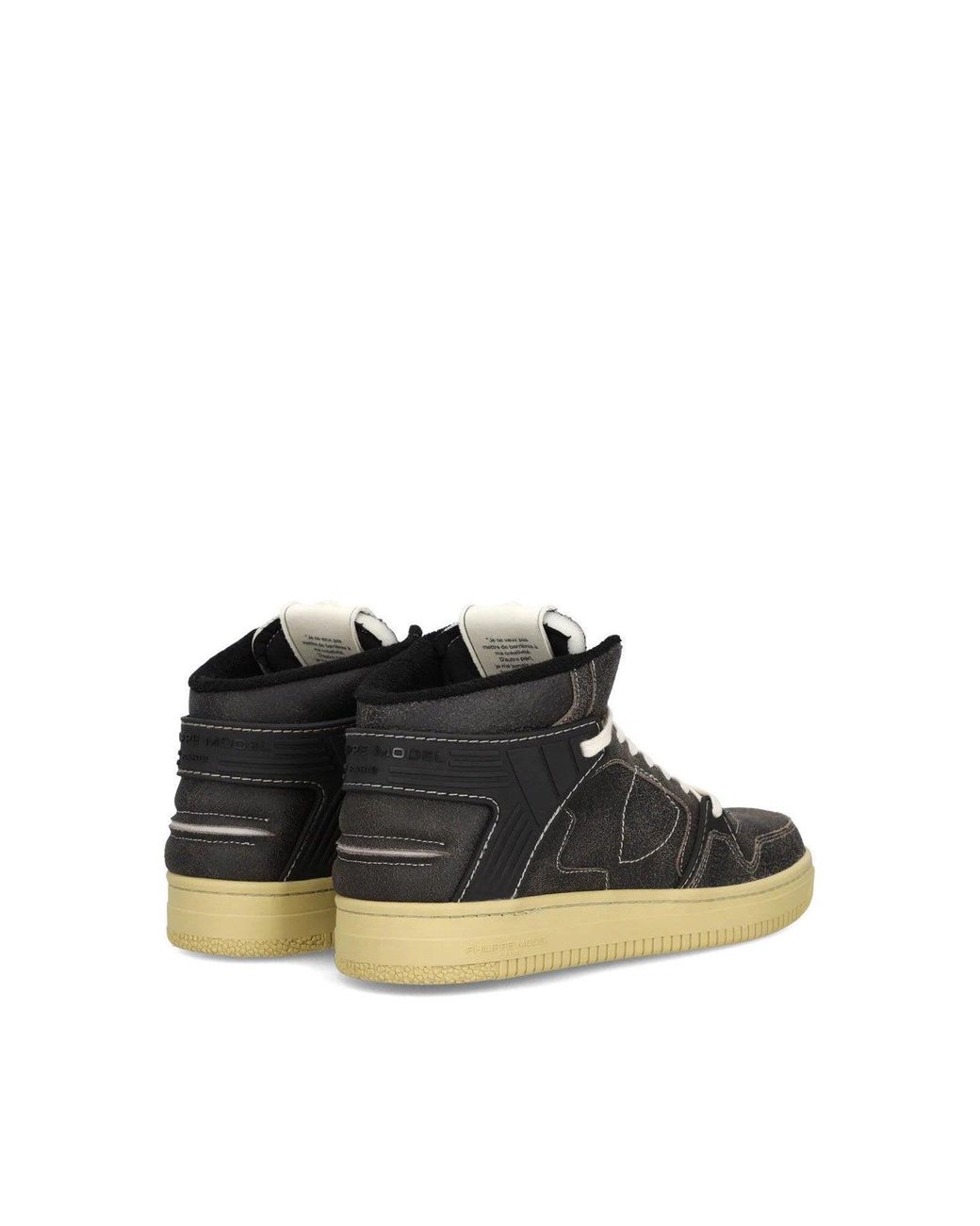 Philippe Model Black Sneakers Schwarz