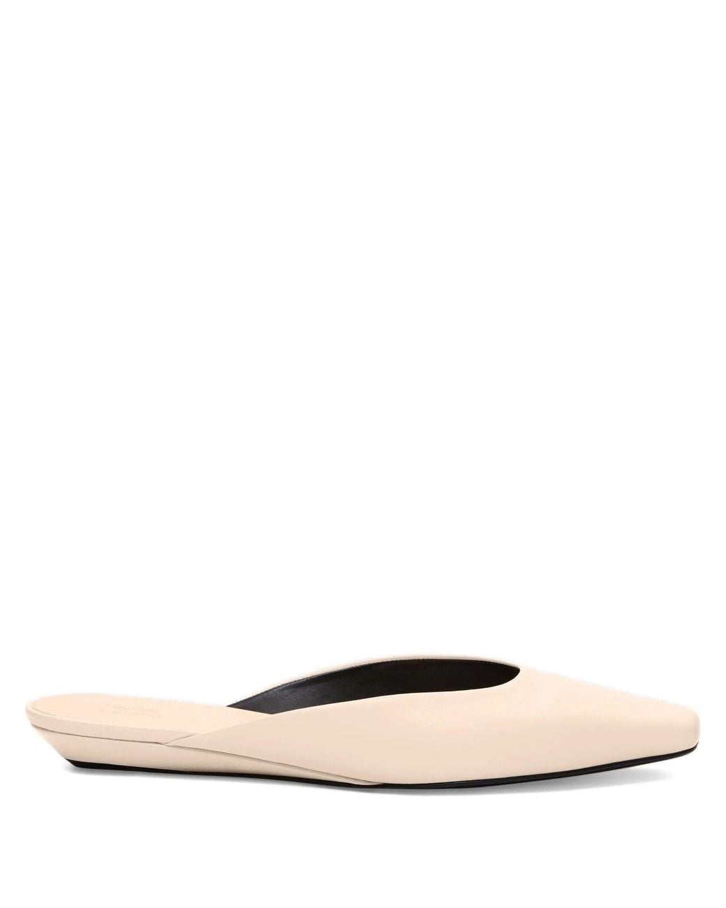 Loulou de Saison White Diane Mini Wedge Mule Slippers
