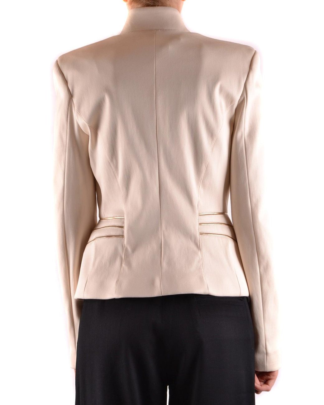 Elisabetta Franchi Jas Wit in het Pink