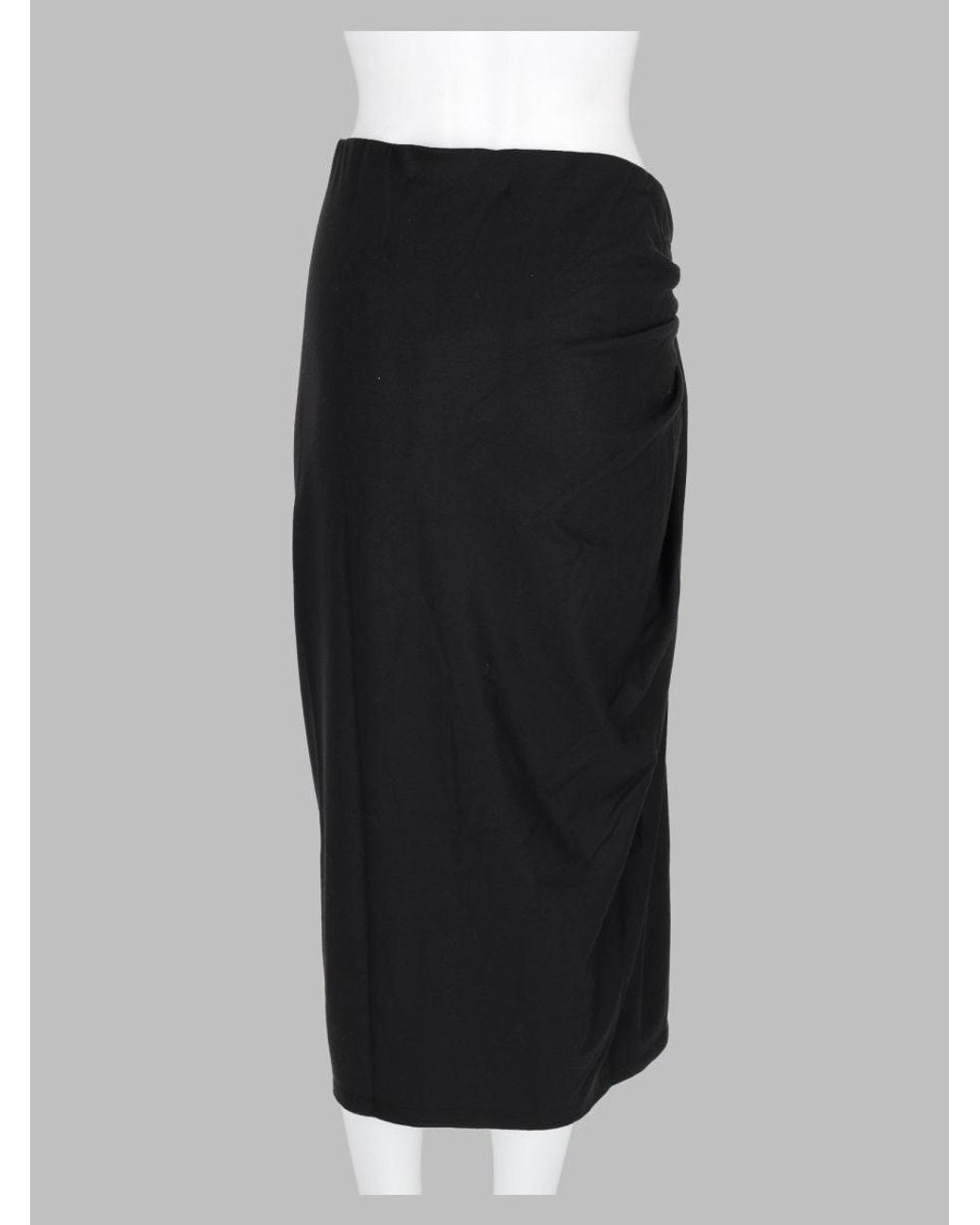 Isabel Marant Black Minimalist Button-Front Mini Skirt