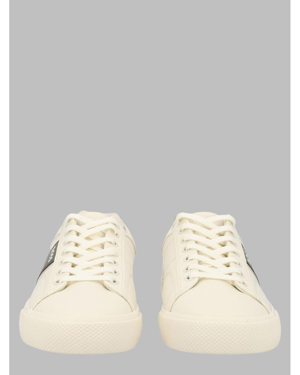 Boss Natural Low-Top Lace-Up Sneakers for men