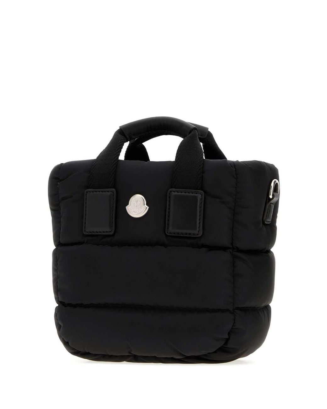 Moncler Black Nylon Mini Caradoc Handbag