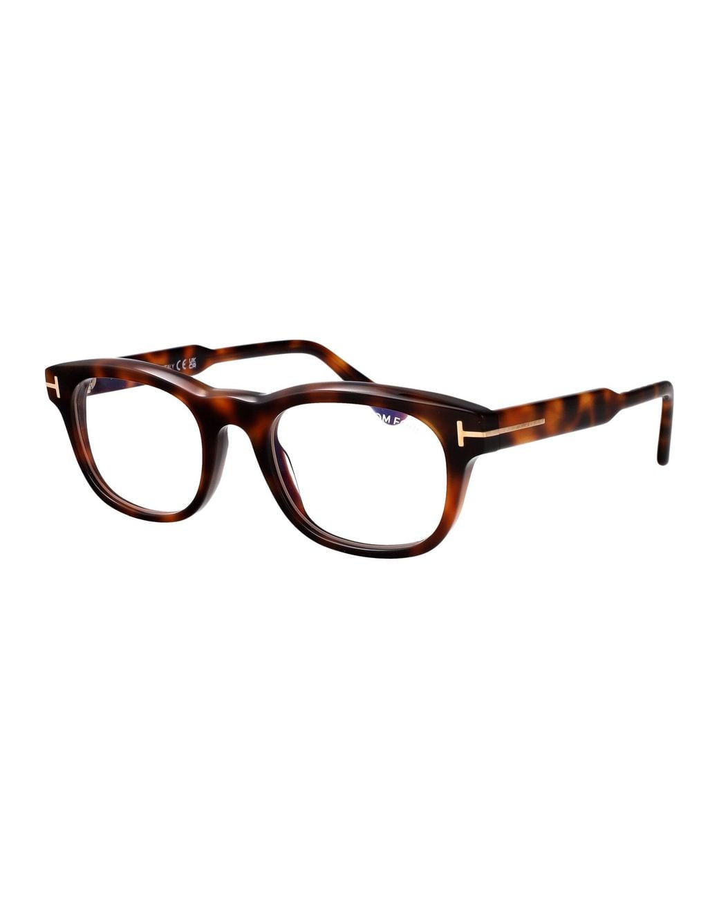 Tom Ford Brown Round Optical Ft6180 B 53