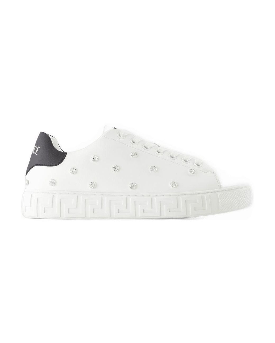 Versace White Sneaker Cielo Stellato Greca