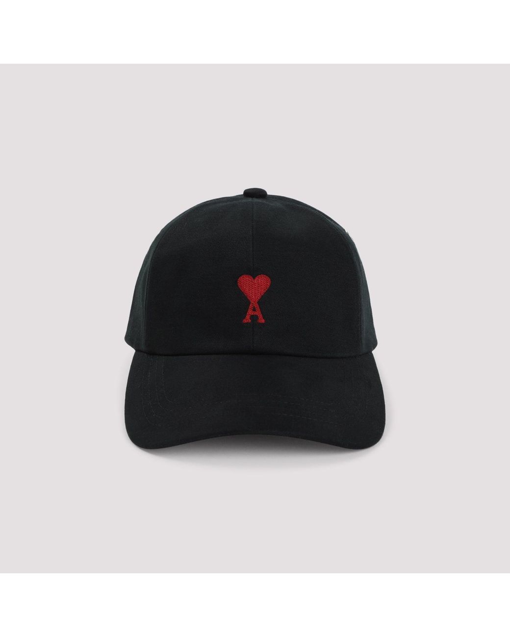 AMI Black Red Adc Embroidery Hat