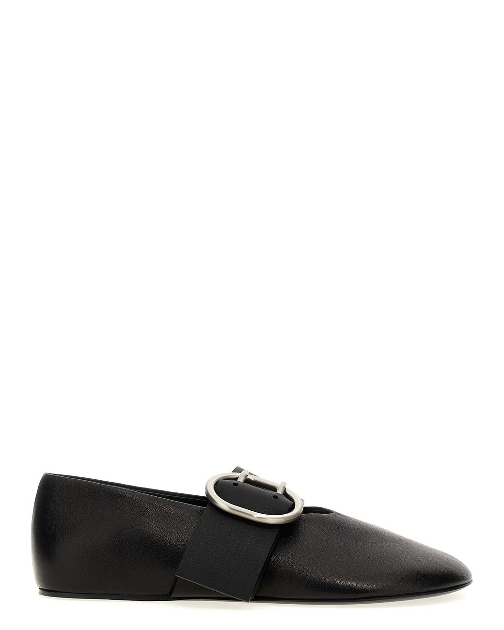 【関税込み】JIL SANDER BUCKLE BALLET FLATS Jil Sander Buckle Ballet Flats in Black for Men | Lyst