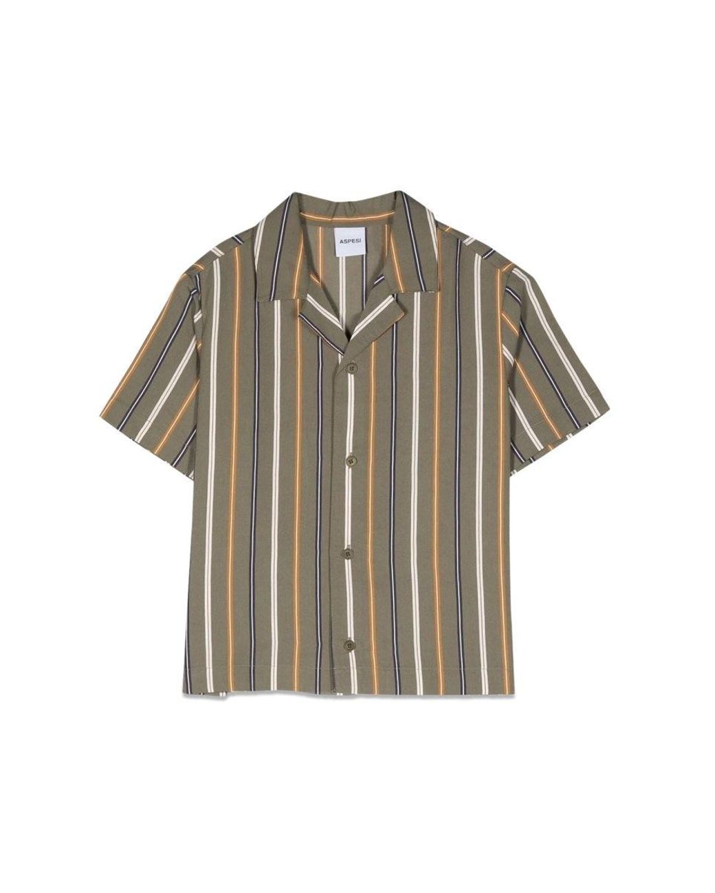 Aspesi Gray Short Sleeve Shirt