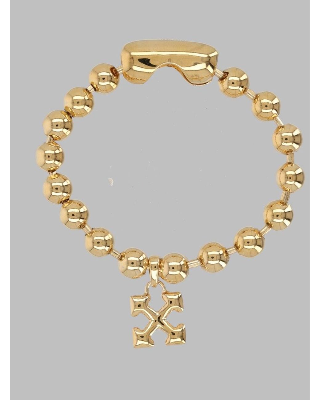 Off-White c/o Virgil Abloh Metallic Bracelet Arrow Ball Brass Bracelets