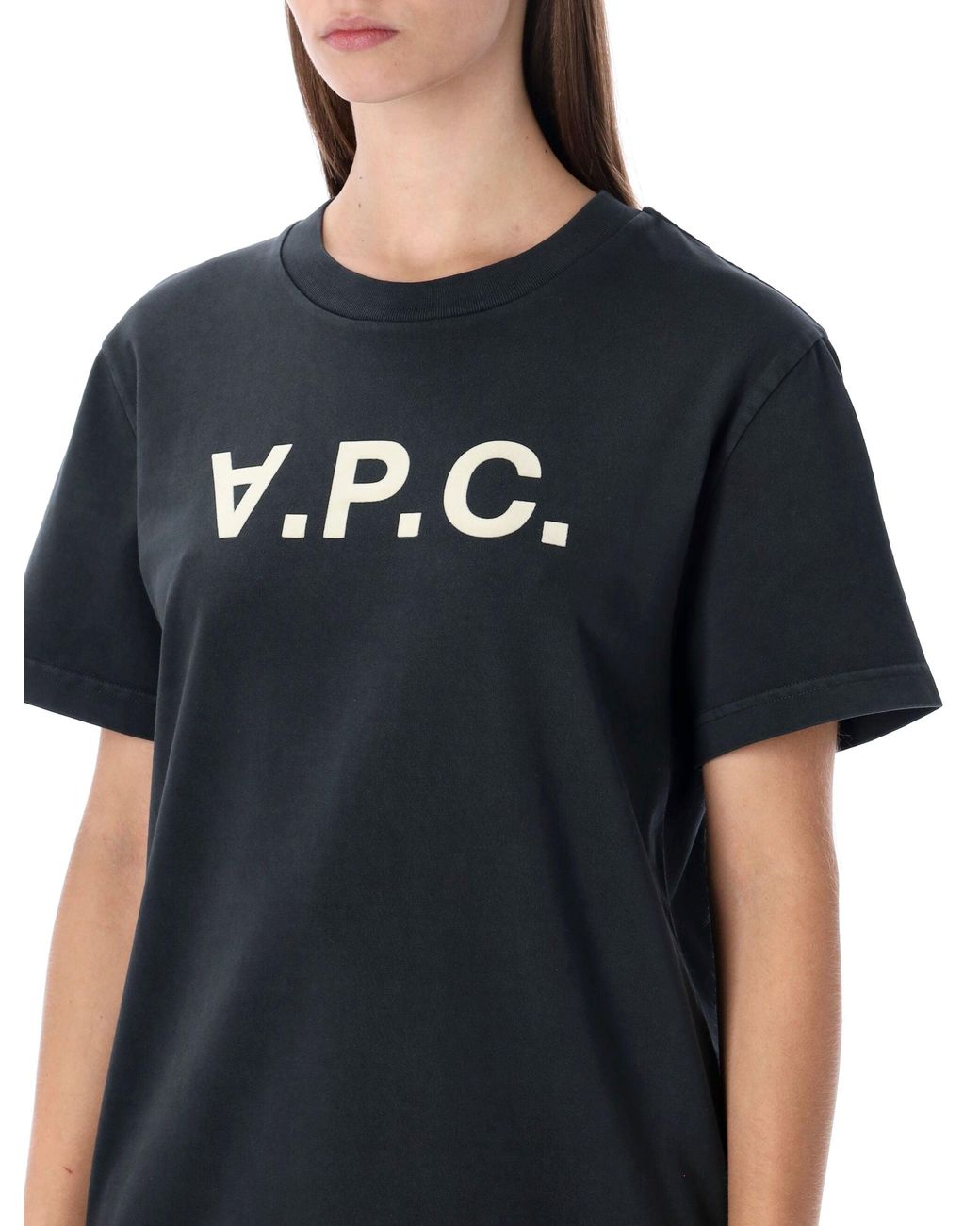 A.P.C. Black Standard Grand Vpc Cotton T-Shirt