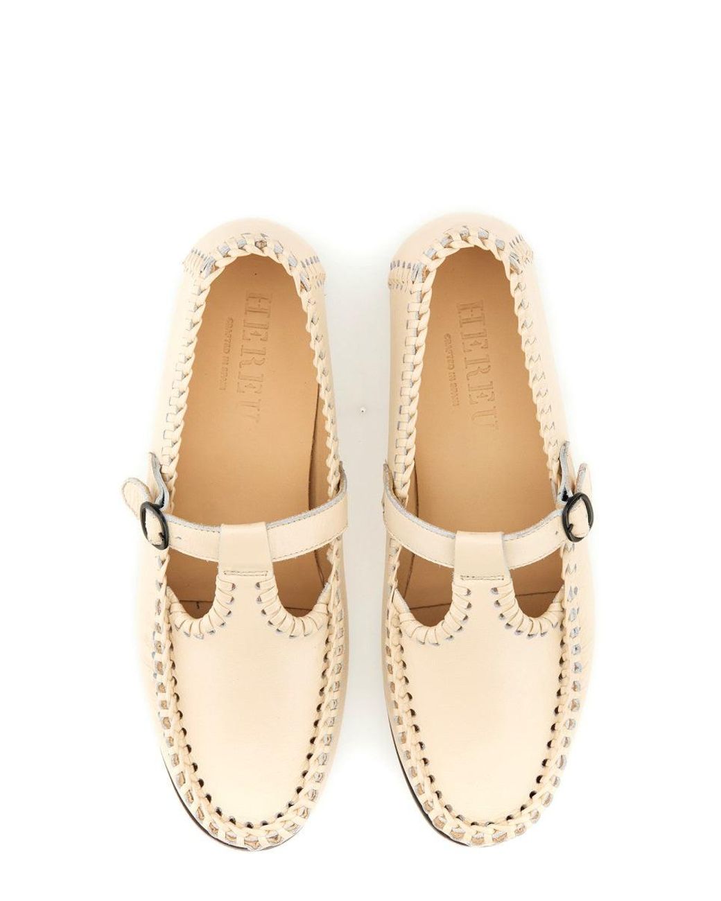 Hereu Natural T-Bar "Alcover" Moccasin